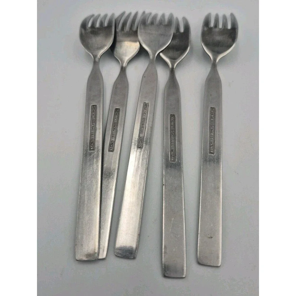 Vintage National Stainless Costellano Design 22 Piece setting Taiwan Jam Knife